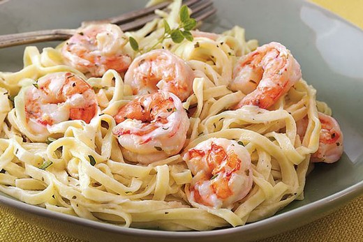 Garlic Shrimp Alfredo